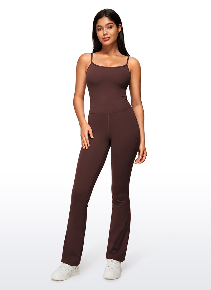 CRZ YOGA Butterluxe Enterizo con Sujetador Incorporado para Mujer Gris pardo