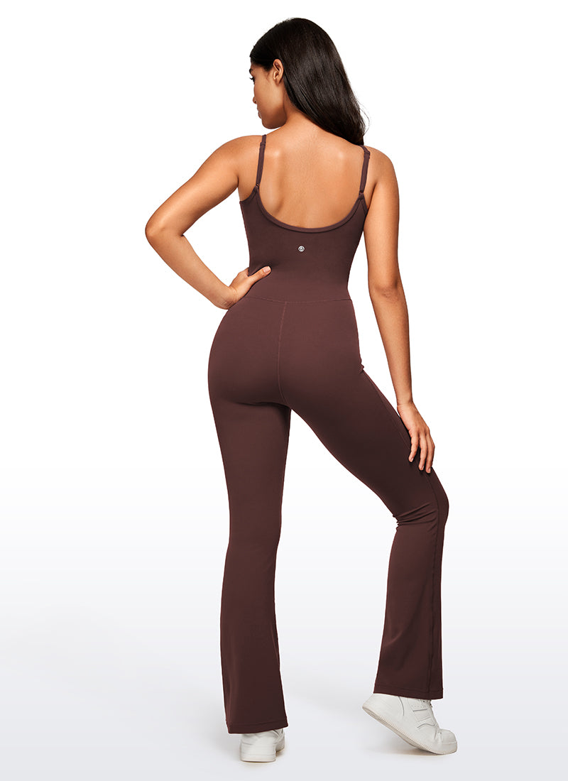 CRZ YOGA Butterluxe Enterizo con Sujetador Incorporado para Mujer Gris pardo