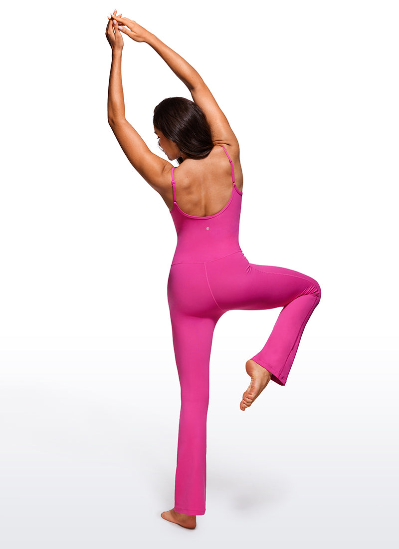 CRZ YOGA Butterluxe Enterizo con Sujetador Incorporado para Mujer Púrpura Hibisco