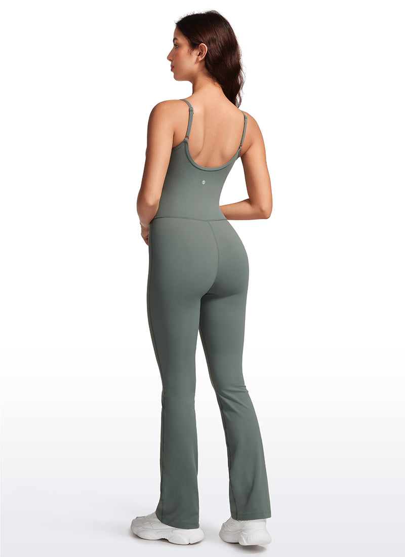 CRZ YOGA Butterluxe Enterizo con Sujetador Incorporado para Mujer Salvia gris