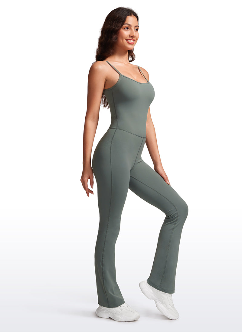 CRZ YOGA Butterluxe Enterizo con Sujetador Incorporado para Mujer Salvia gris