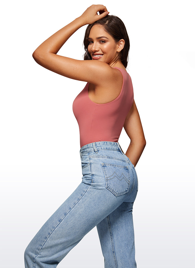 CRZ YOGA Mujeres Body de Yoga de Cuello Alto Gavanza