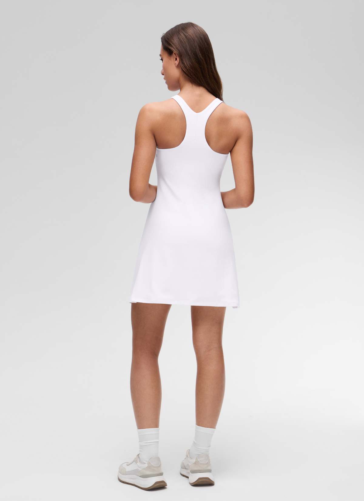 CRZ YOGA Cuello Alto y Espalda Racerback para Mujer Butterluxe blanco