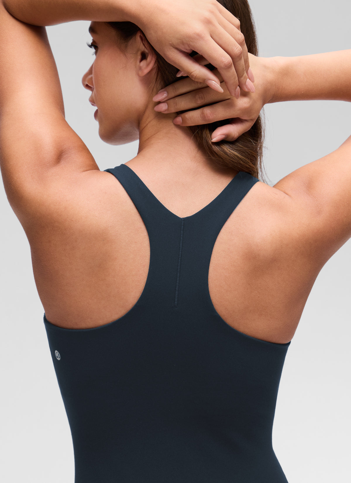 CRZ YOGA Cuello Alto y Espalda Racerback para Mujer Butterluxe True Navy