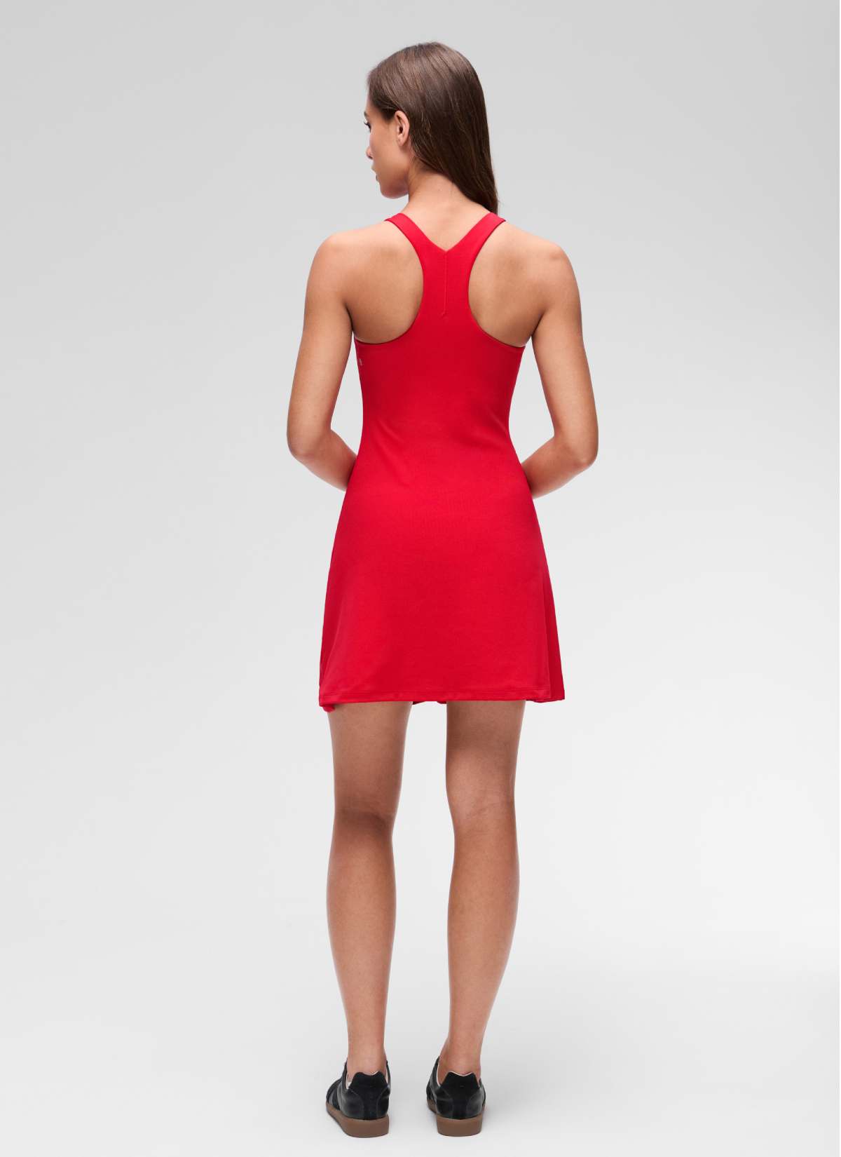 CRZ YOGA Cuello Alto y Espalda Racerback para Mujer Butterluxe Rojo Aurora