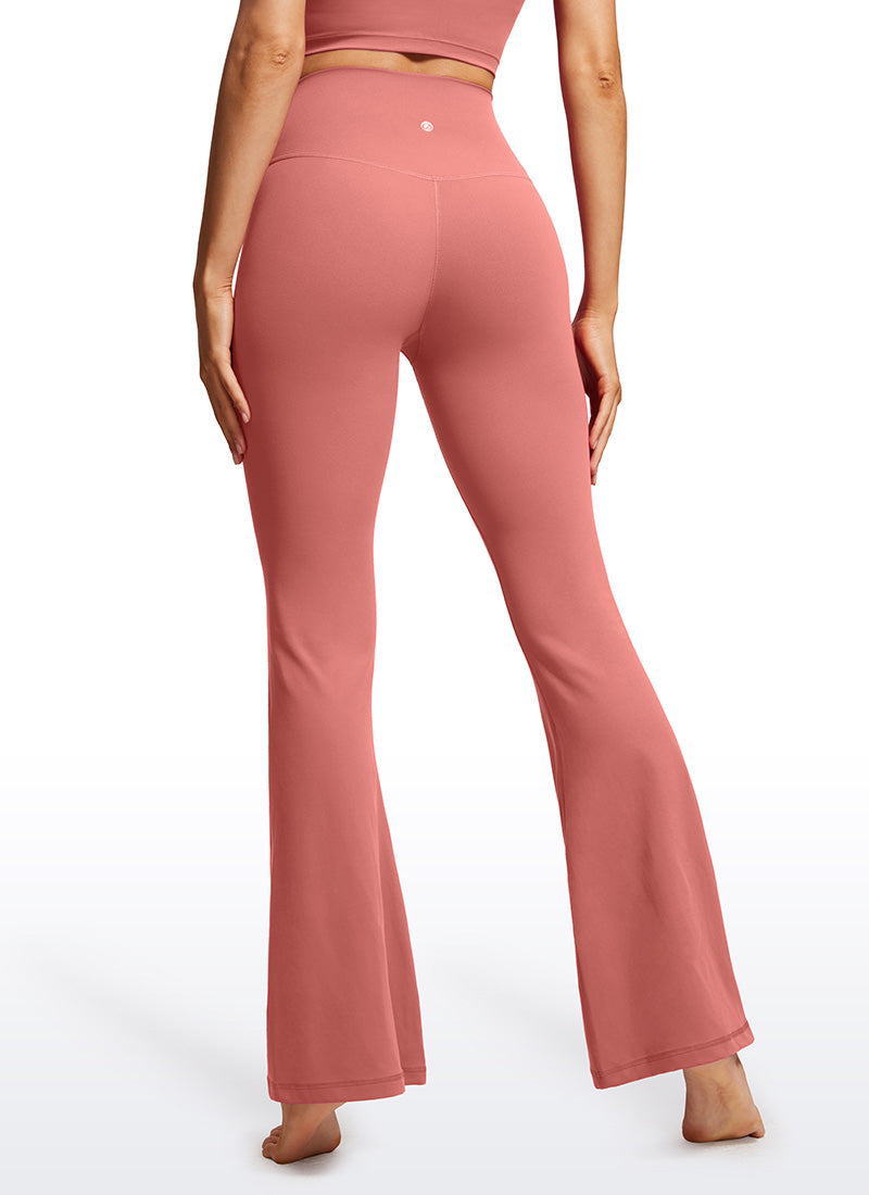 CRZ YOGA Butterluxe Leggings Acampanados con Escote en V para Mujer Gavanza