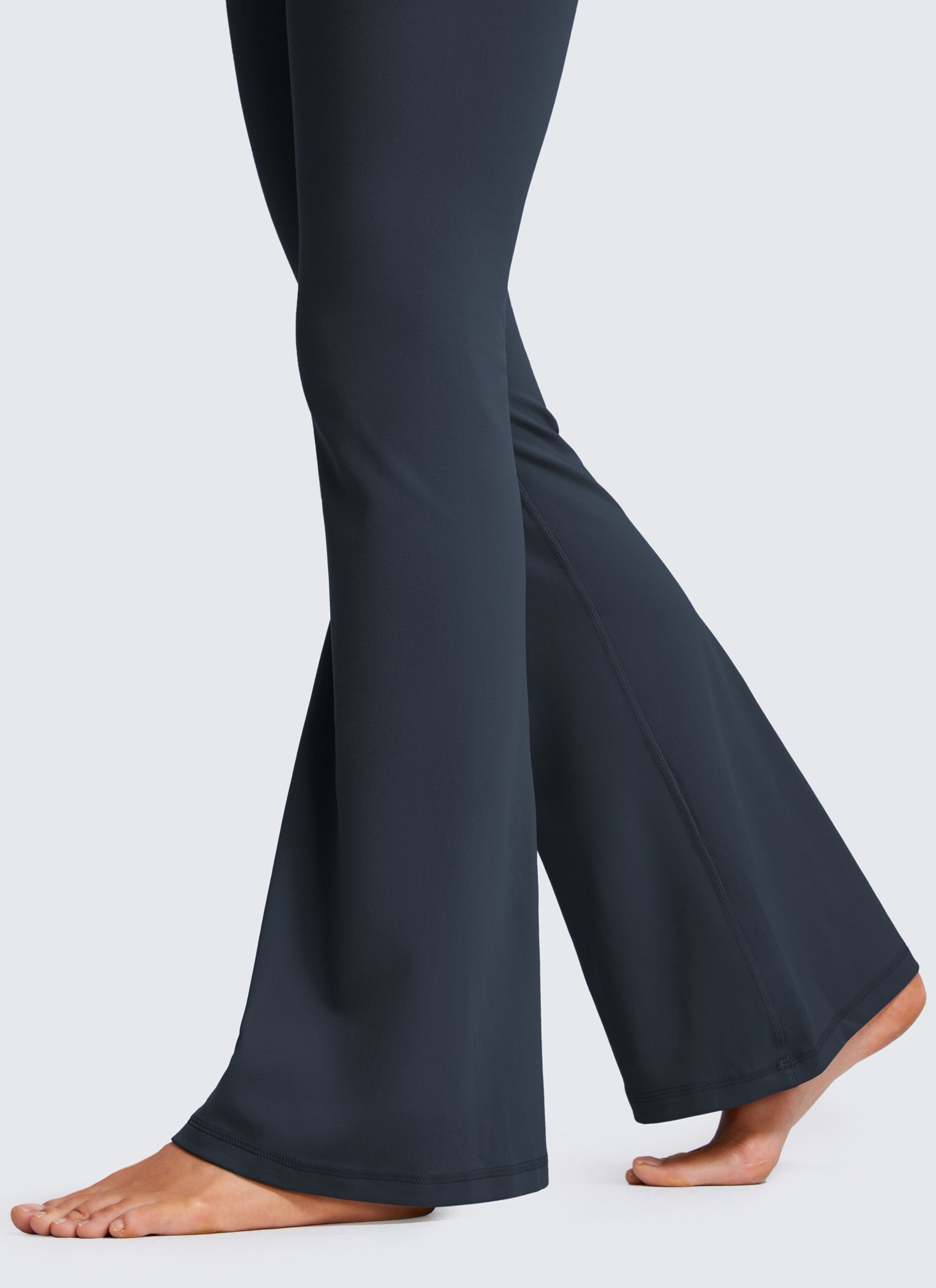 CRZ YOGA Leggings de Mujer Butterluxe V Crossover Cintura Alta 33 Pulgadas True Navy