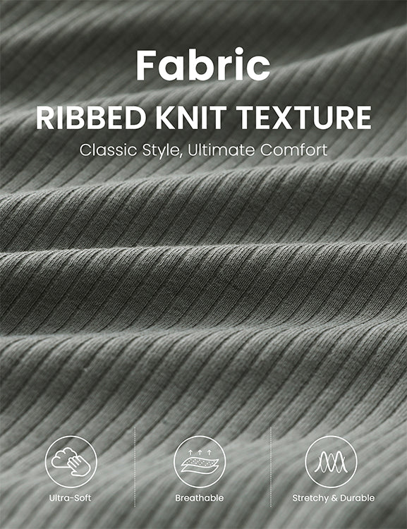 CRZ YOGA Shorts de Sudor de Cintura Alta Acanalados para Mujer de 3'' Salvia gris