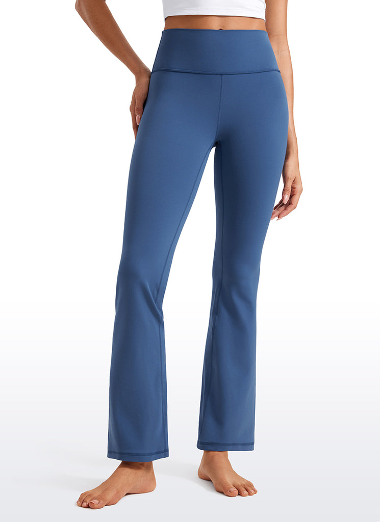 CRZ YOGA Butterluxe Leggings con Bolsillos Acampanados de 29 Pulgadas para Mujer Azul Tono
