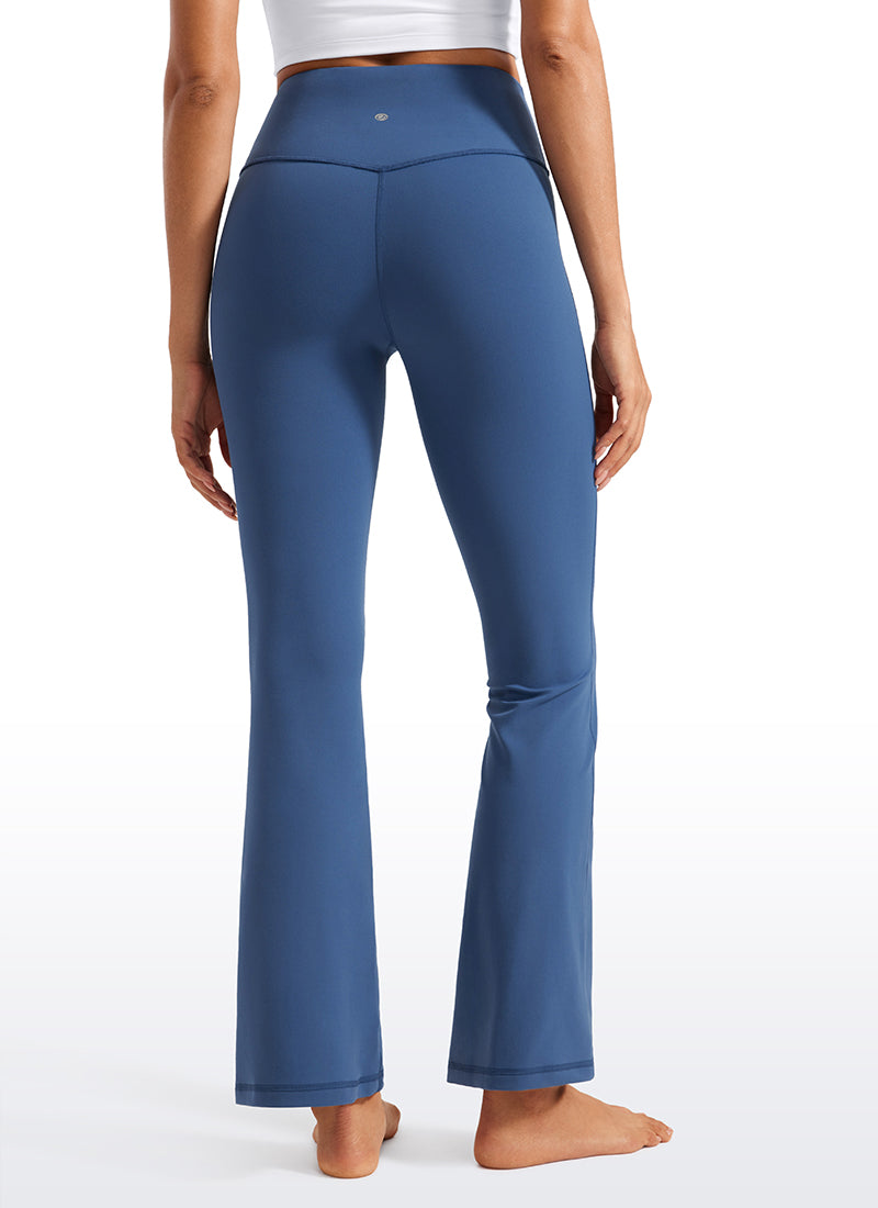 CRZ YOGA Butterluxe Leggings con Bolsillos Acampanados de 29 Pulgadas para Mujer Azul Tono