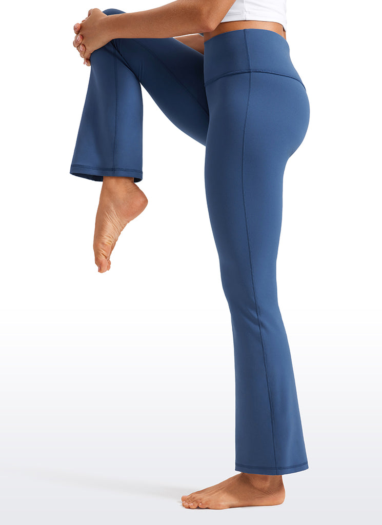 CRZ YOGA Butterluxe Leggings con Bolsillos Acampanados de 29 Pulgadas para Mujer Azul Tono