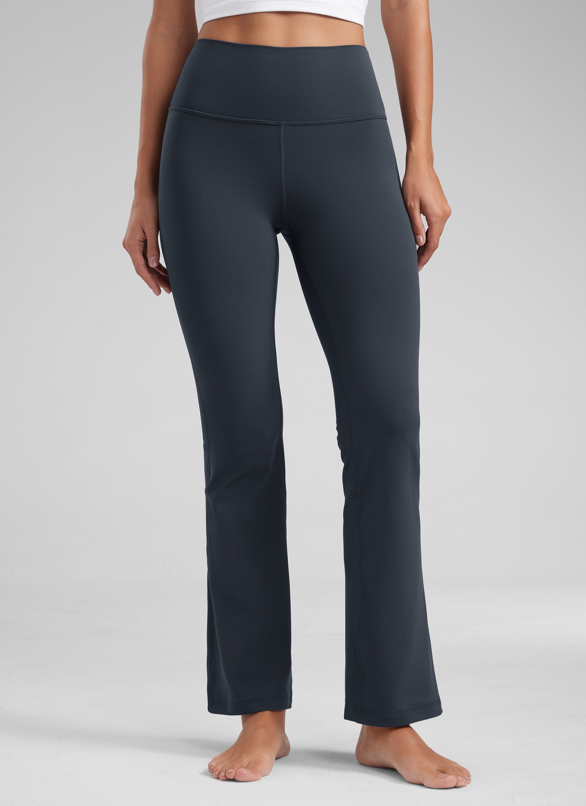 CRZ YOGA Leggings con Bolsillos Acampanados de 29 Pulgadas para Mujer True Navy