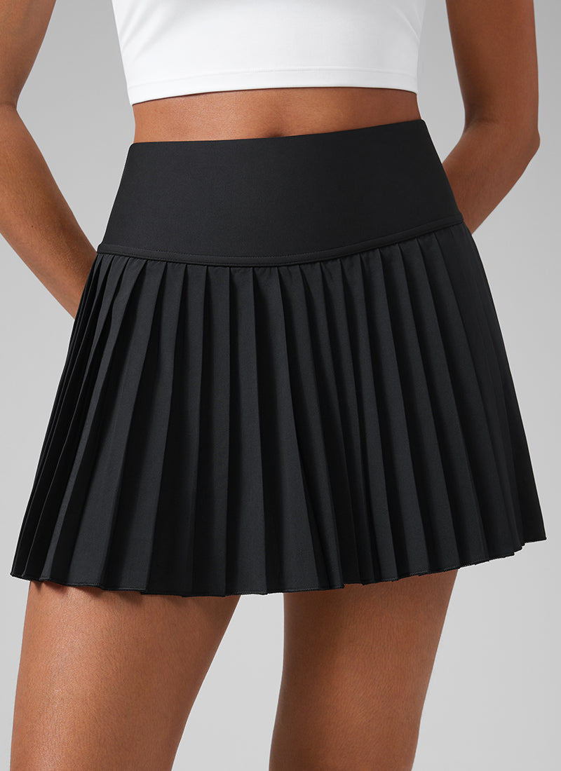 Feathery-Fit Soft Plisado Tiro Alto de 14 pulg.