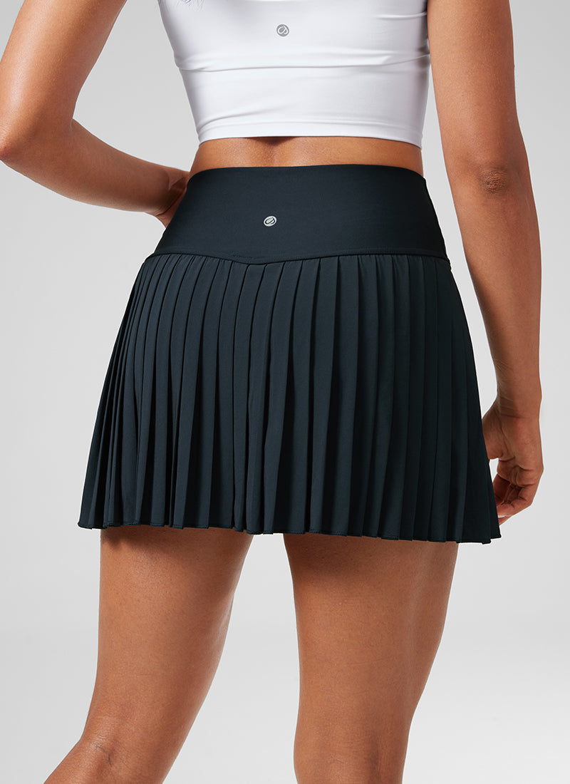 Feathery-Fit Soft Plisado Tiro Alto de 14 pulg.
