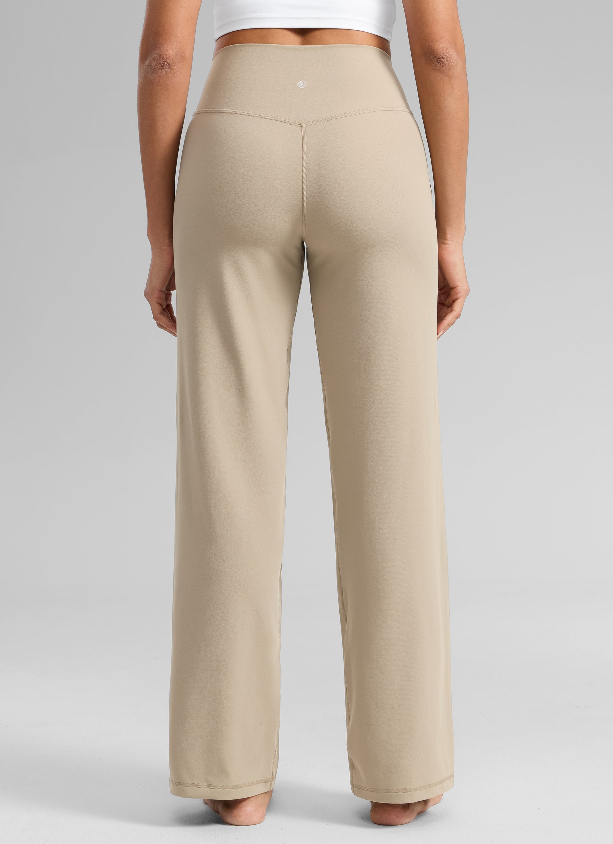 CRZ YOGA Pantalones Butterlift Cintura Alta Pierna Ancha 31 pulg. Roble
