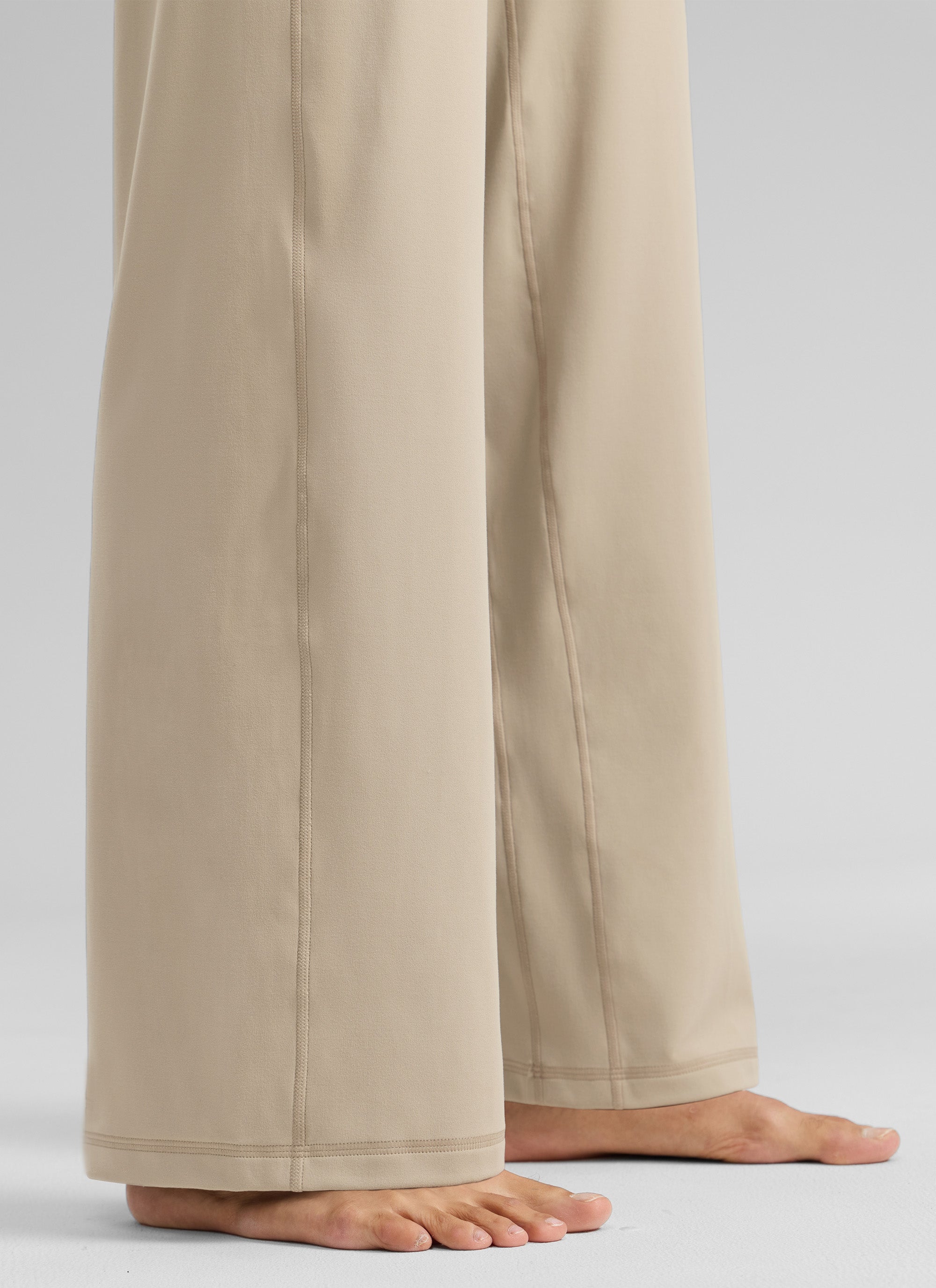 CRZ YOGA Pantalones Butterlift Cintura Alta Pierna Ancha 33 pulg. Roble