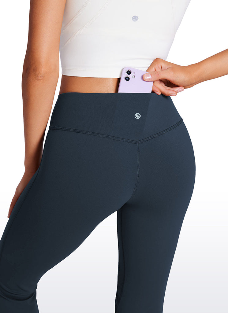 CRZ YOGA Butterluxe Leggings Acompañados de Cintura Baja de 32 Pulgadas para Mujer Azul twilight
