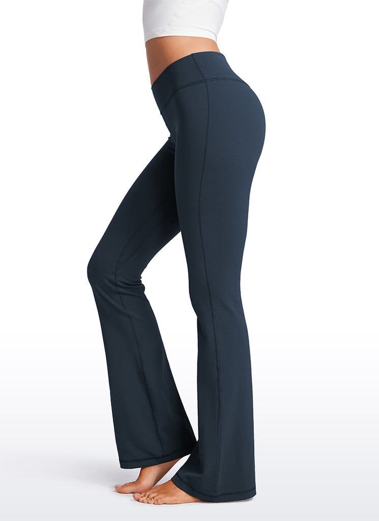 CRZ YOGA Butterluxe Leggings Acompañados de Cintura Baja de 32 Pulgadas para Mujer Azul twilight