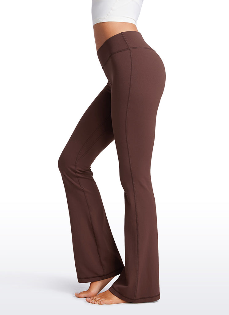 CRZ YOGA Butterluxe Leggings Acompañados de Cintura Baja de 32 Pulgadas para Mujer Gris pardo