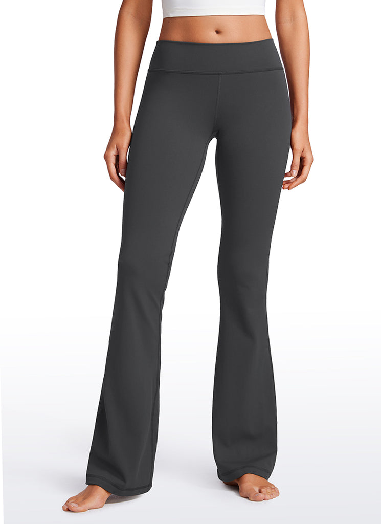 CRZ YOGA Butterluxe Leggings Acompañados de Cintura Baja de 32 Pulgadas para Mujer Gris pardo