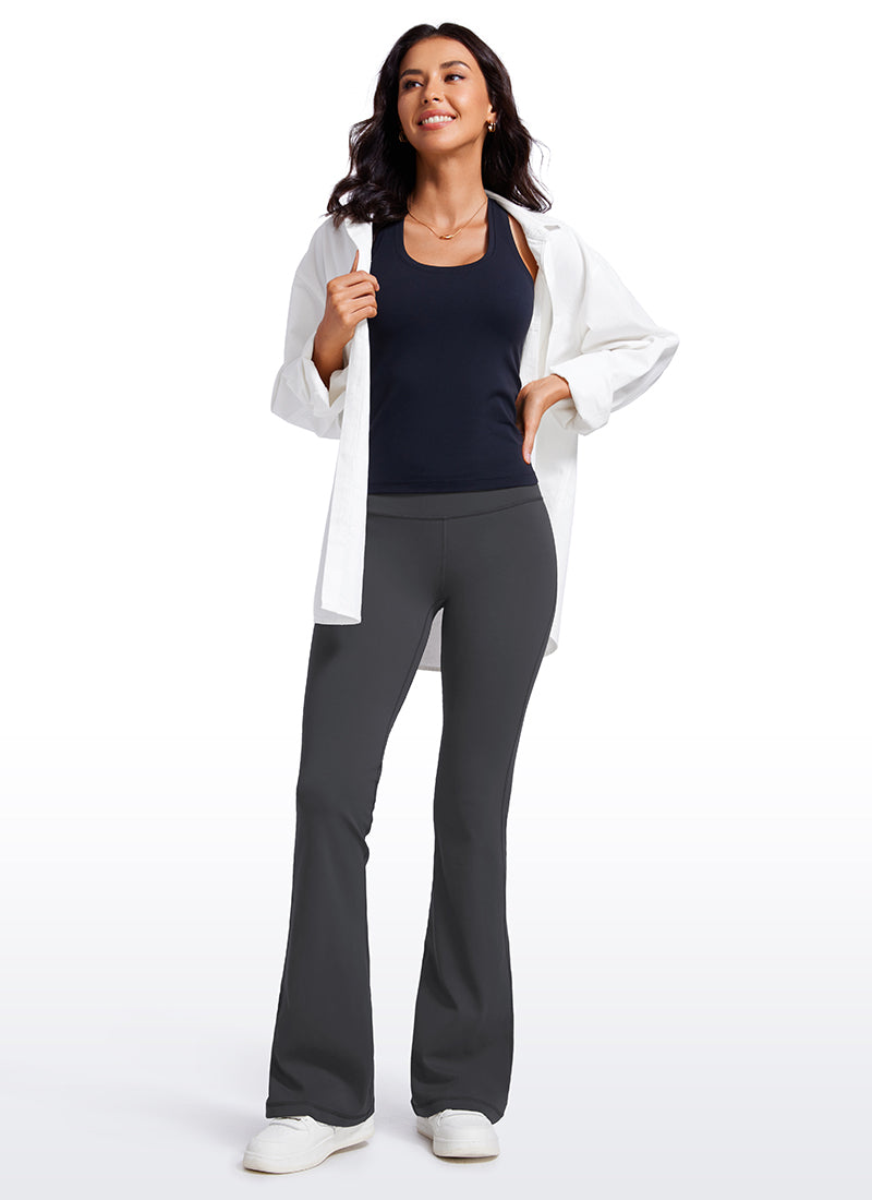 CRZ YOGA Butterluxe Leggings Acompañados de Cintura Baja para Mujer Gris misterioso