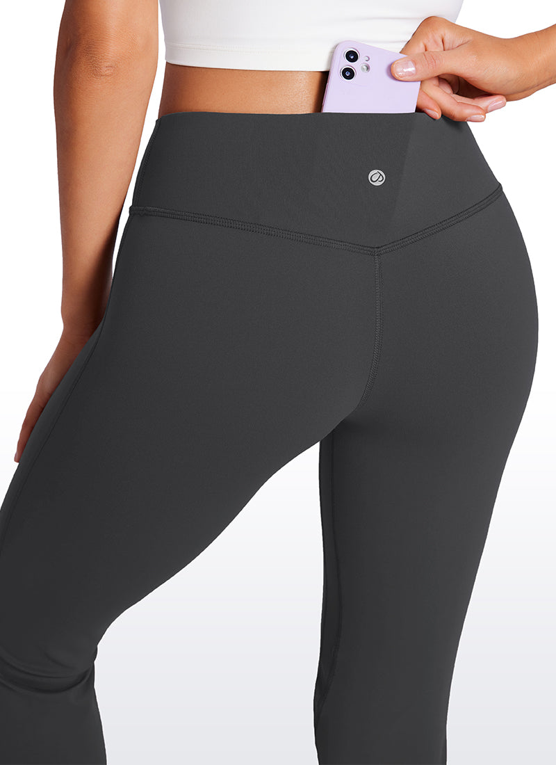 CRZ YOGA Butterluxe Leggings Acompañados de Cintura Baja para Mujer Gris misterioso