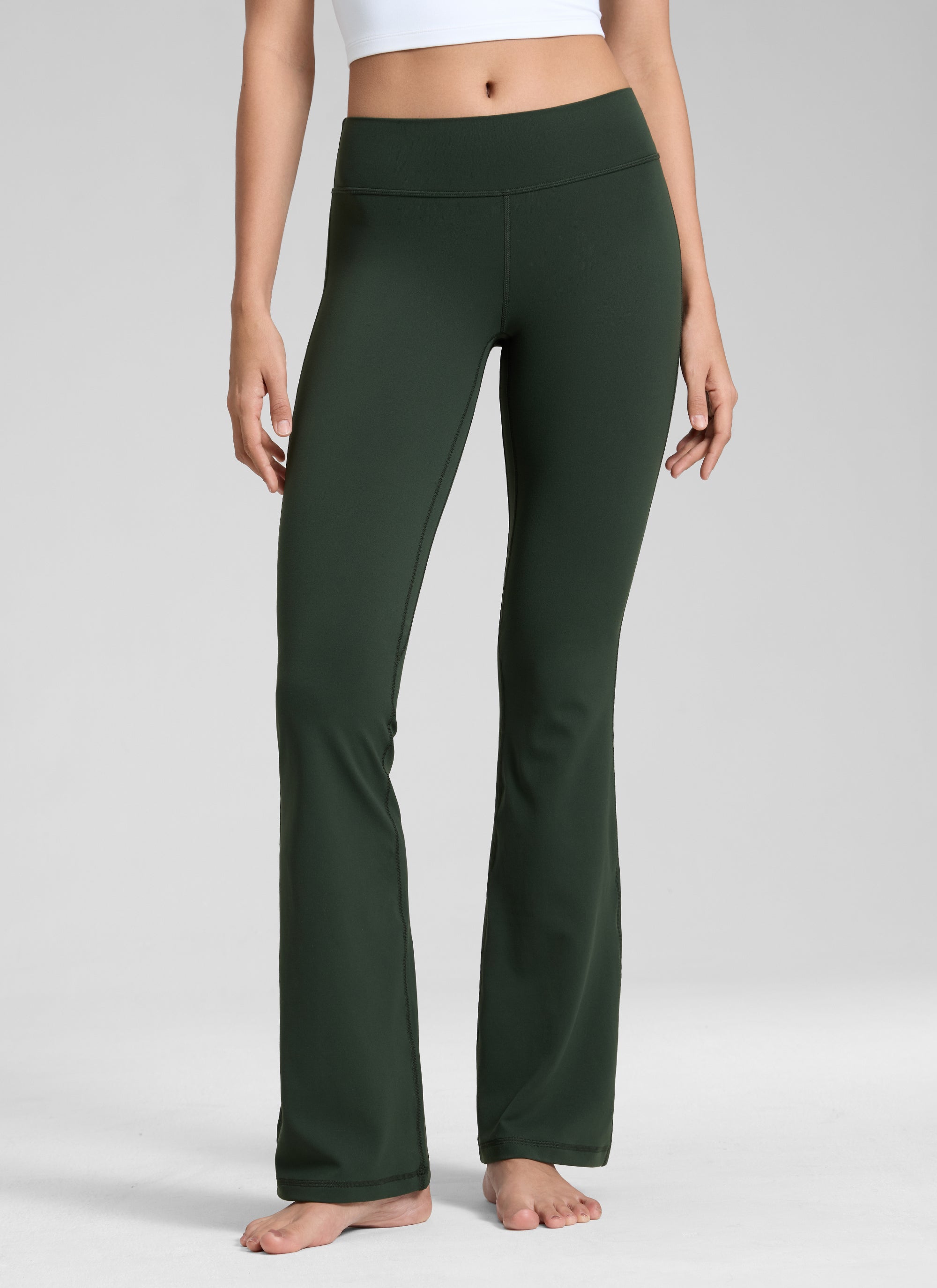 CRZ YOGA Butterluxe Leggings Acompañados de Cintura Baja para Mujer Leyenda Verde