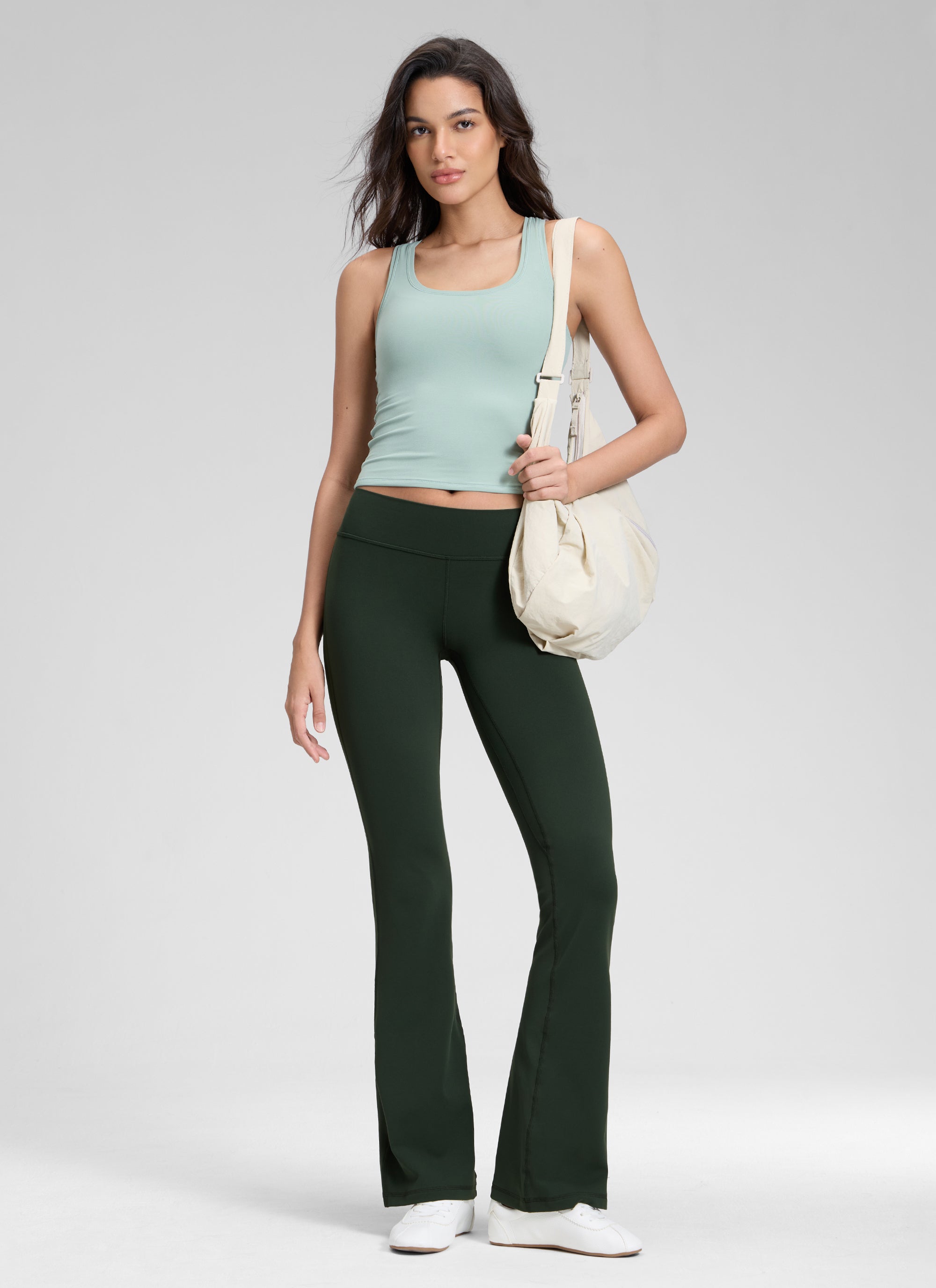 CRZ YOGA Butterluxe Leggings Acompañados de Cintura Baja para Mujer Leyenda Verde