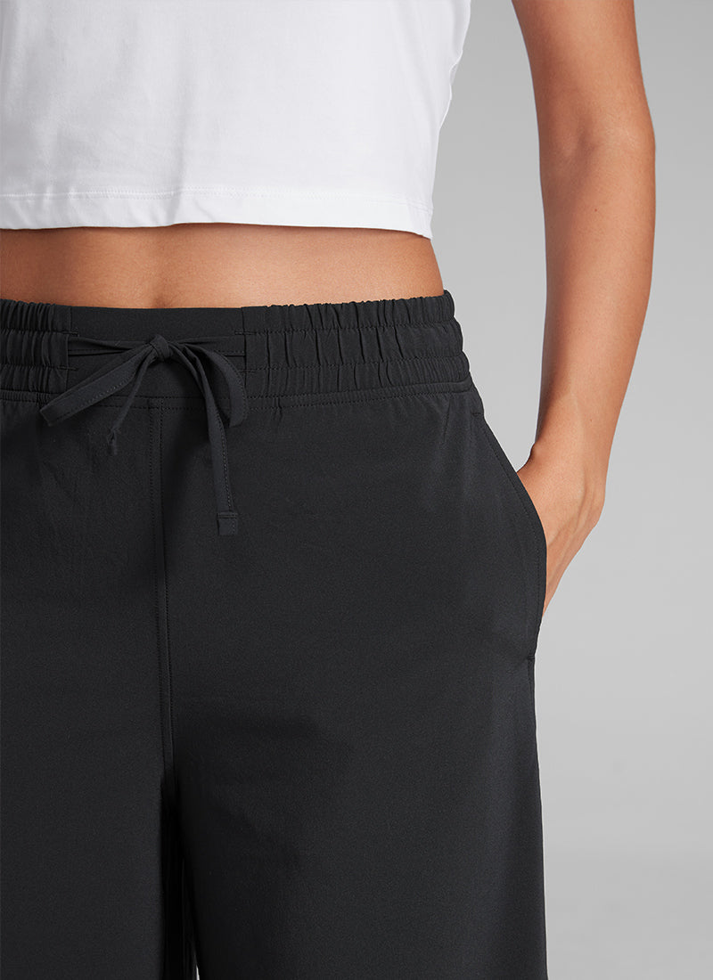 CRZ YOGA Feathery Fit Suave Pantalones de Pierna Ancha para Mujer Negro @model_info:L