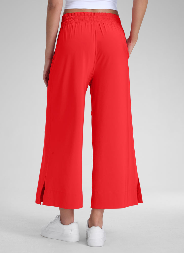 CRZ YOGA Feathery Fit Suave Pantalones de Pierna Ancha de 25 Pulgadas para Mujer Marrón Fudge Caliente