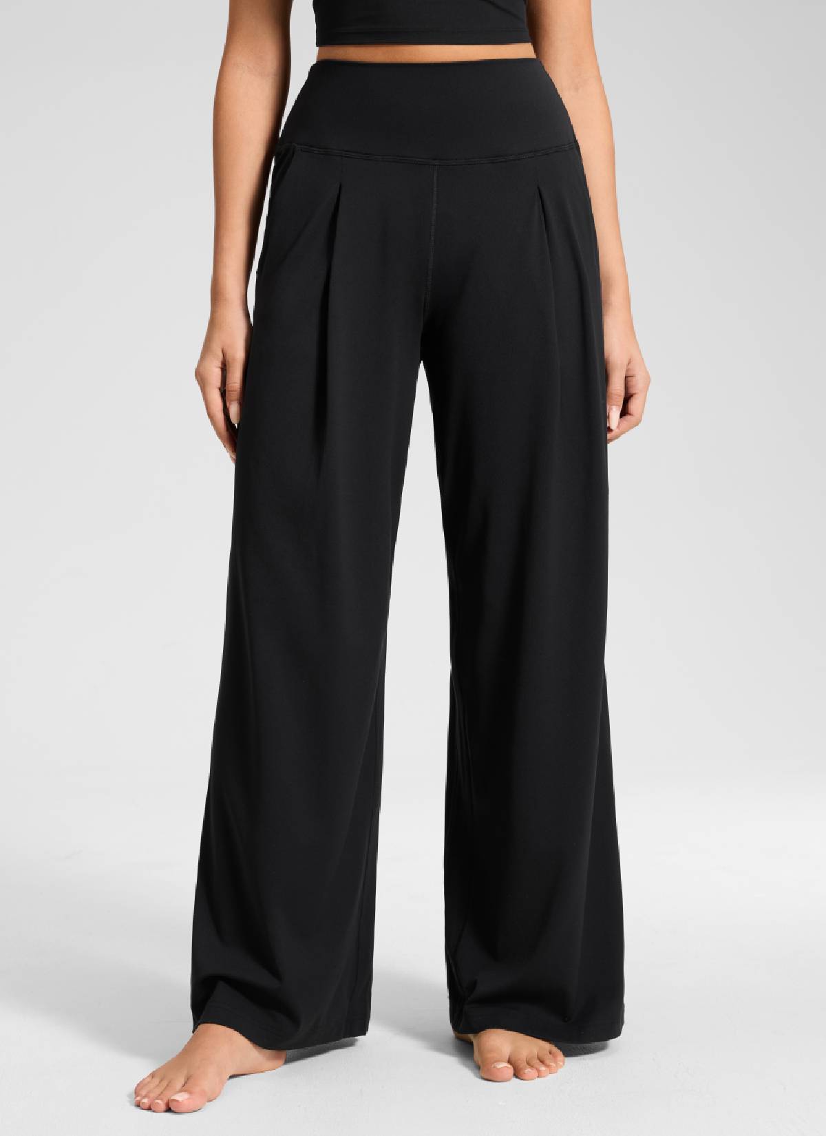 CRZ YOGA Butterluxe Palazzo Cintura Alta con Bolsillos 30