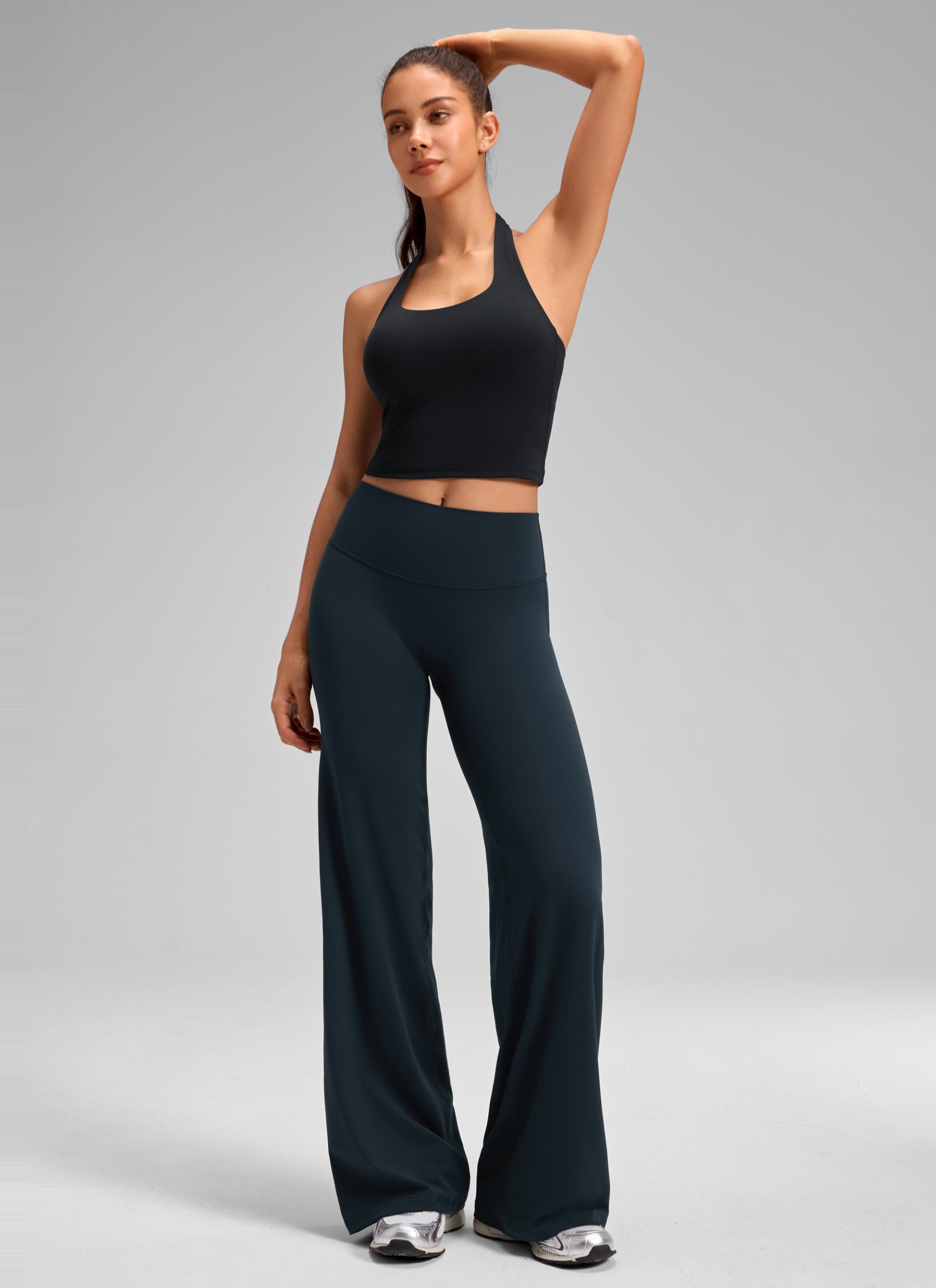 CRZ YOGA Mujer Softretch Pant Recta Sin Costura Tiro Alto 28
