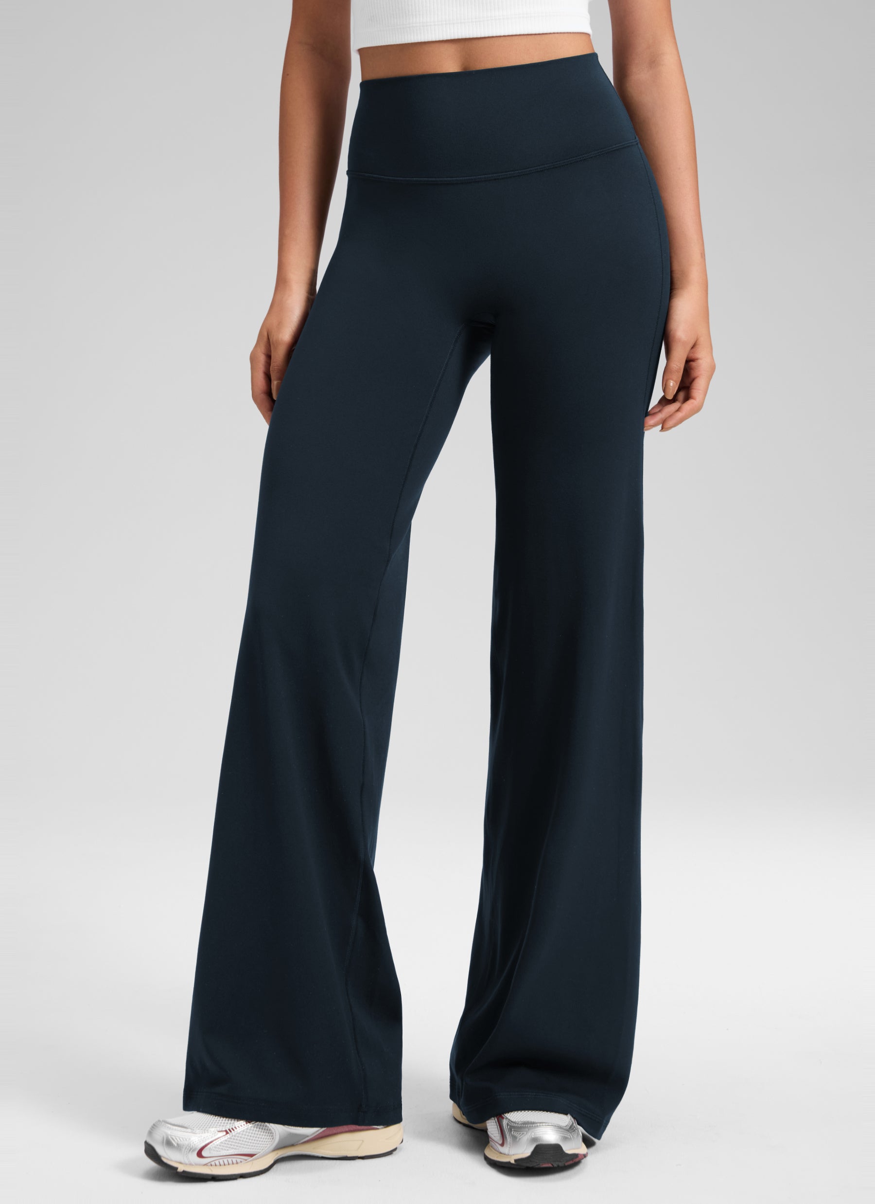 CRZ YOGA Mujer Softretch Pant Recta Sin Costura Tiro Alto 32