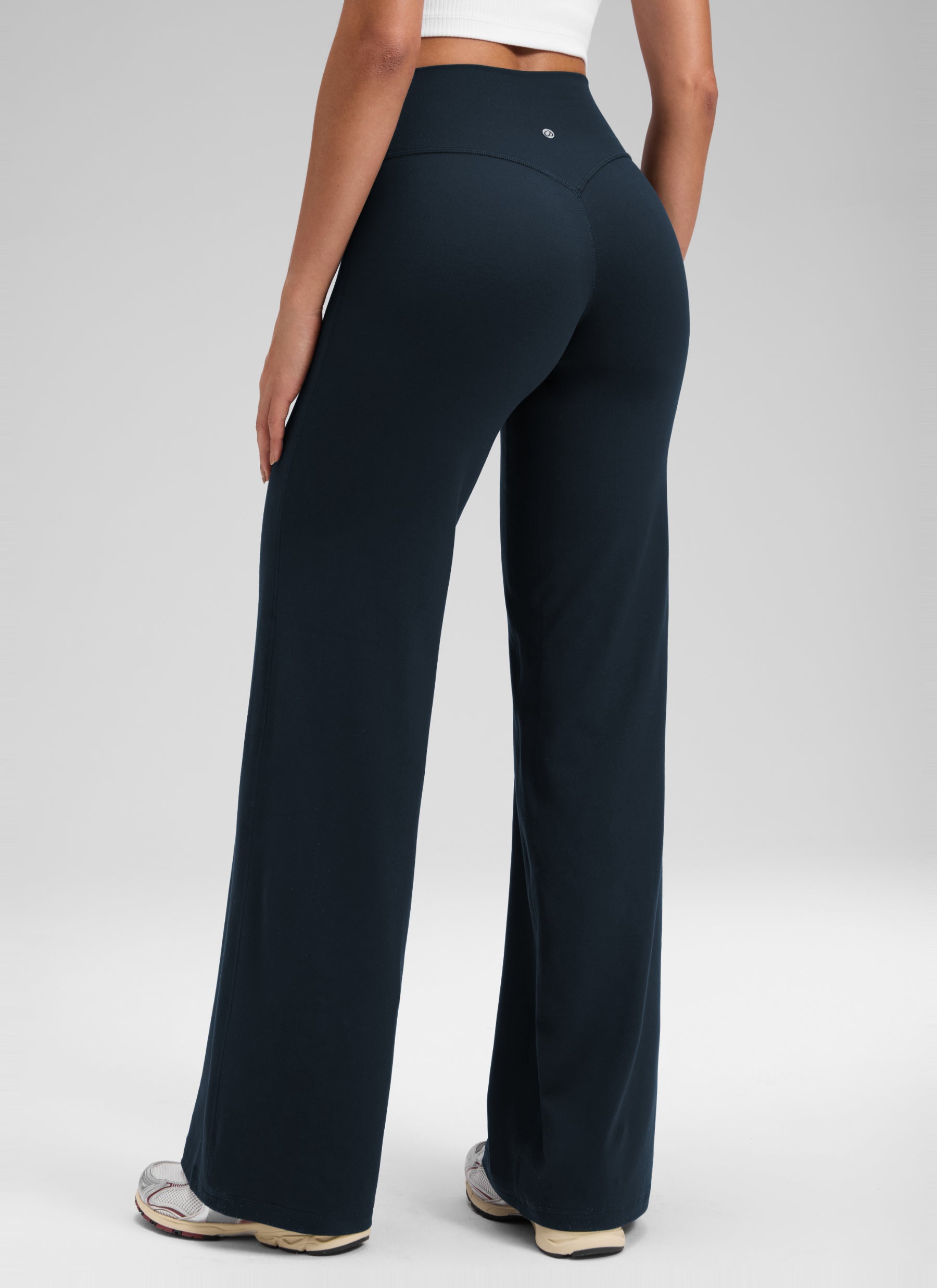 CRZ YOGA Mujer Softretch Pant Recta Sin Costura Tiro Alto 32