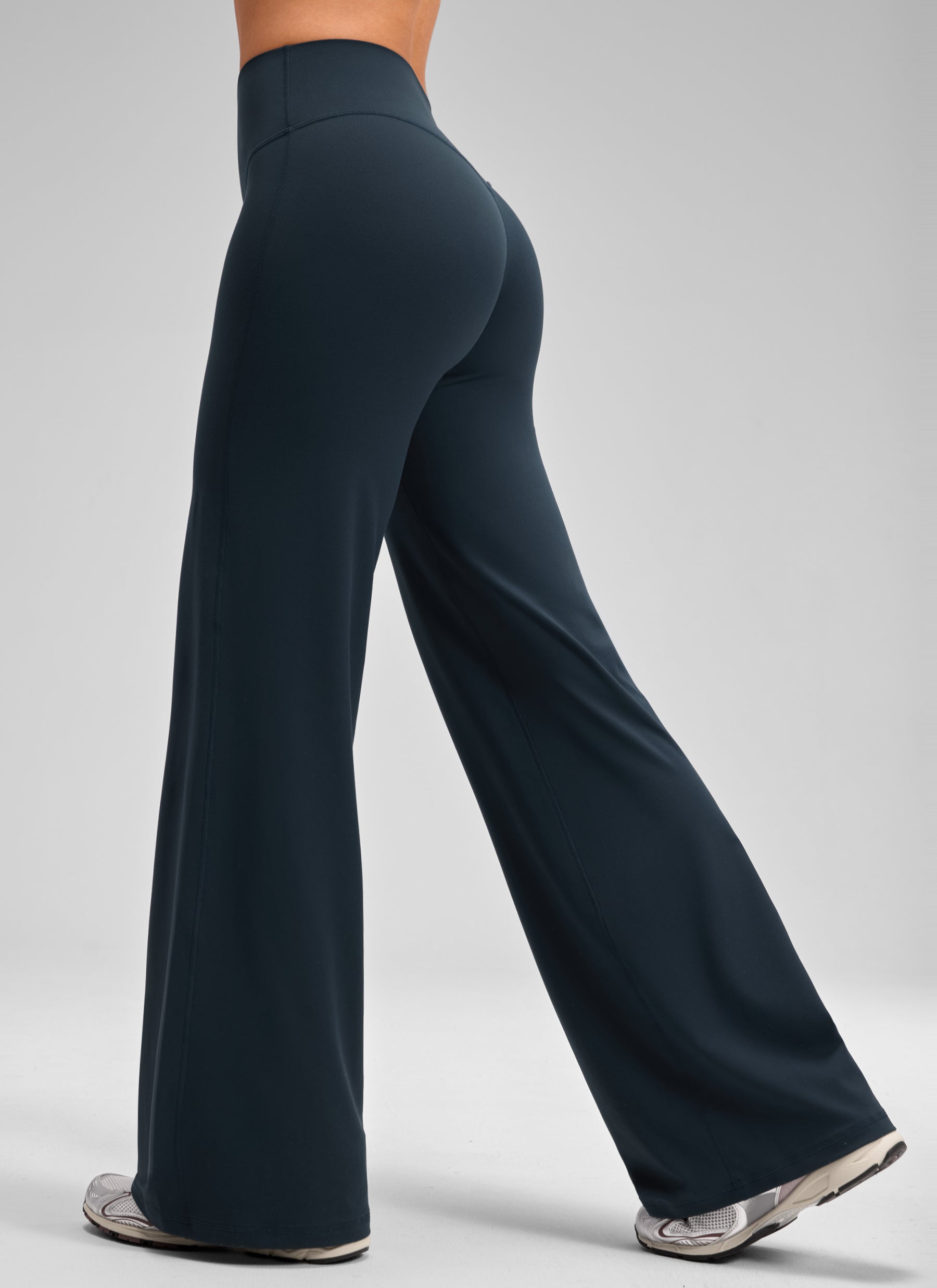 CRZ YOGA Mujer Softretch Pant Recta Sin Costura Tiro Alto 30