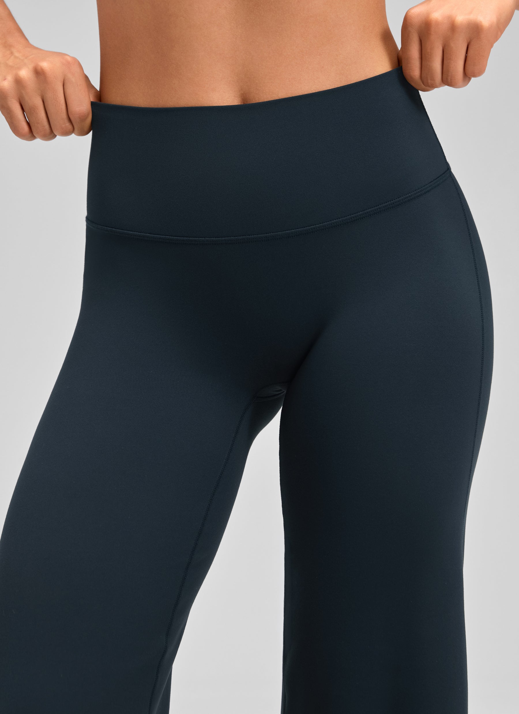 CRZ YOGA Mujer Softretch Pant Recta Sin Costura Tiro Alto 30