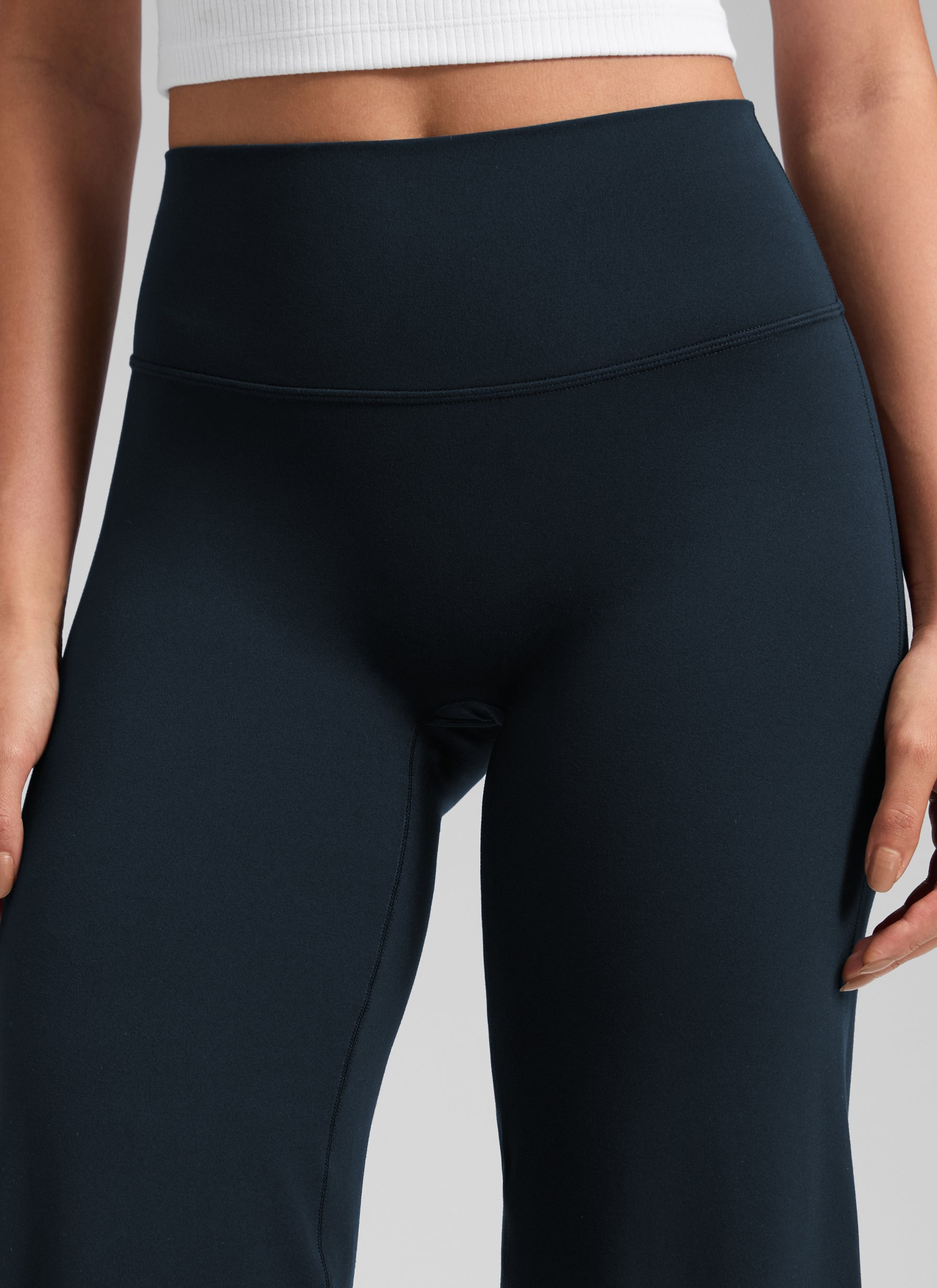 CRZ YOGA Mujer Softretch Pant Recta Sin Costura Tiro Alto 28