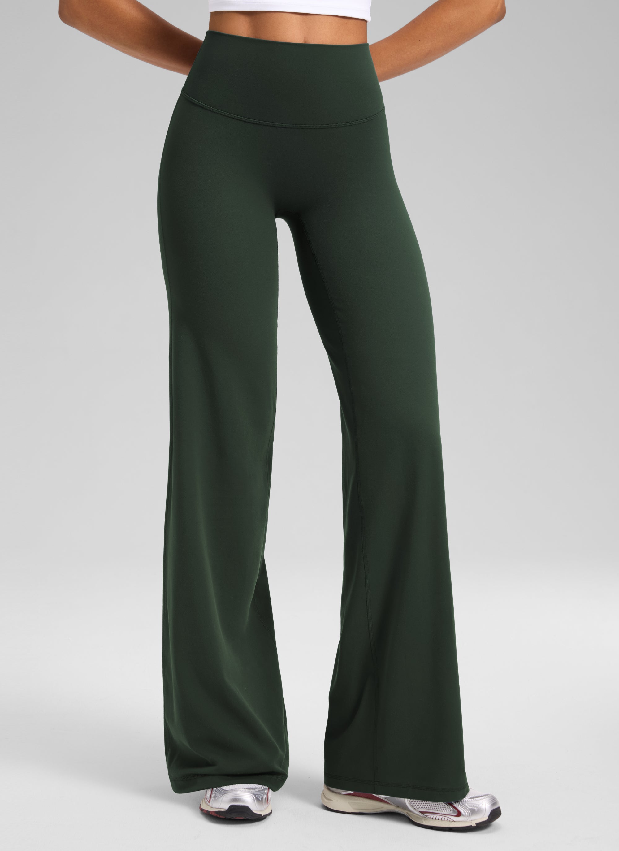 CRZ YOGA Mujer Softretch Pant Recta Sin Costura Tiro Alto 28