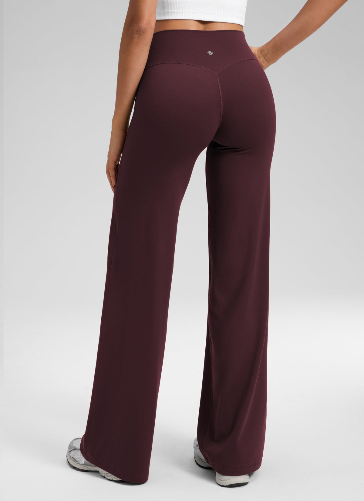 CRZ YOGA Mujer Softretch Pant Recta Sin Costura Tiro Alto 32