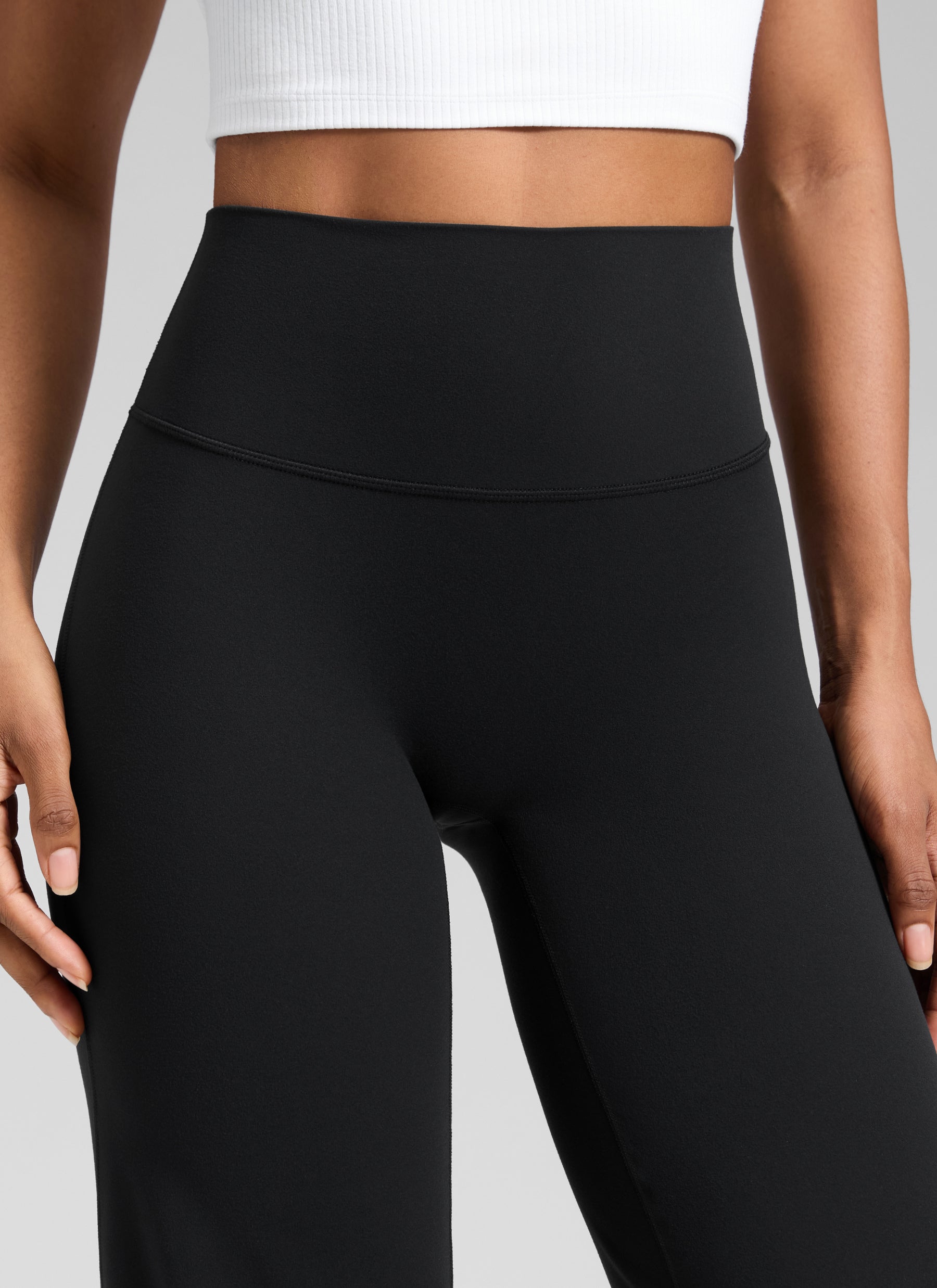 CRZ YOGA Mujer Softretch Pant Recta Sin Costura Tiro Alto 28