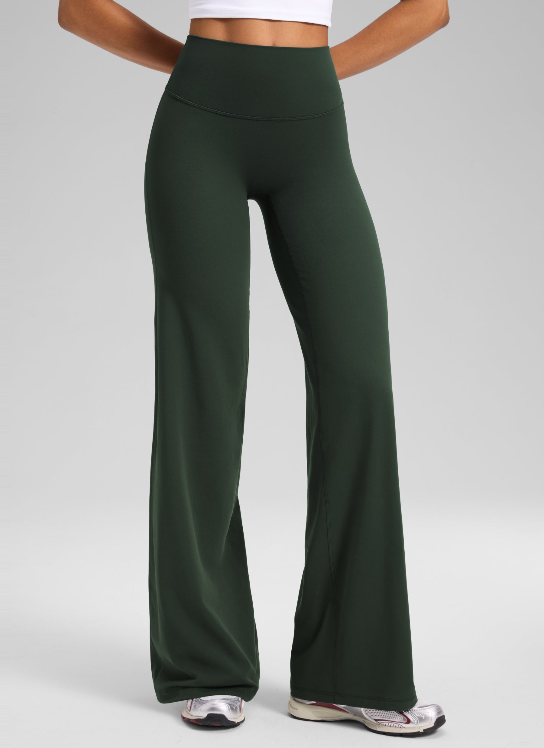 CRZ YOGA Mujer Softretch Pant Recta Sin Costura Tiro Alto 32