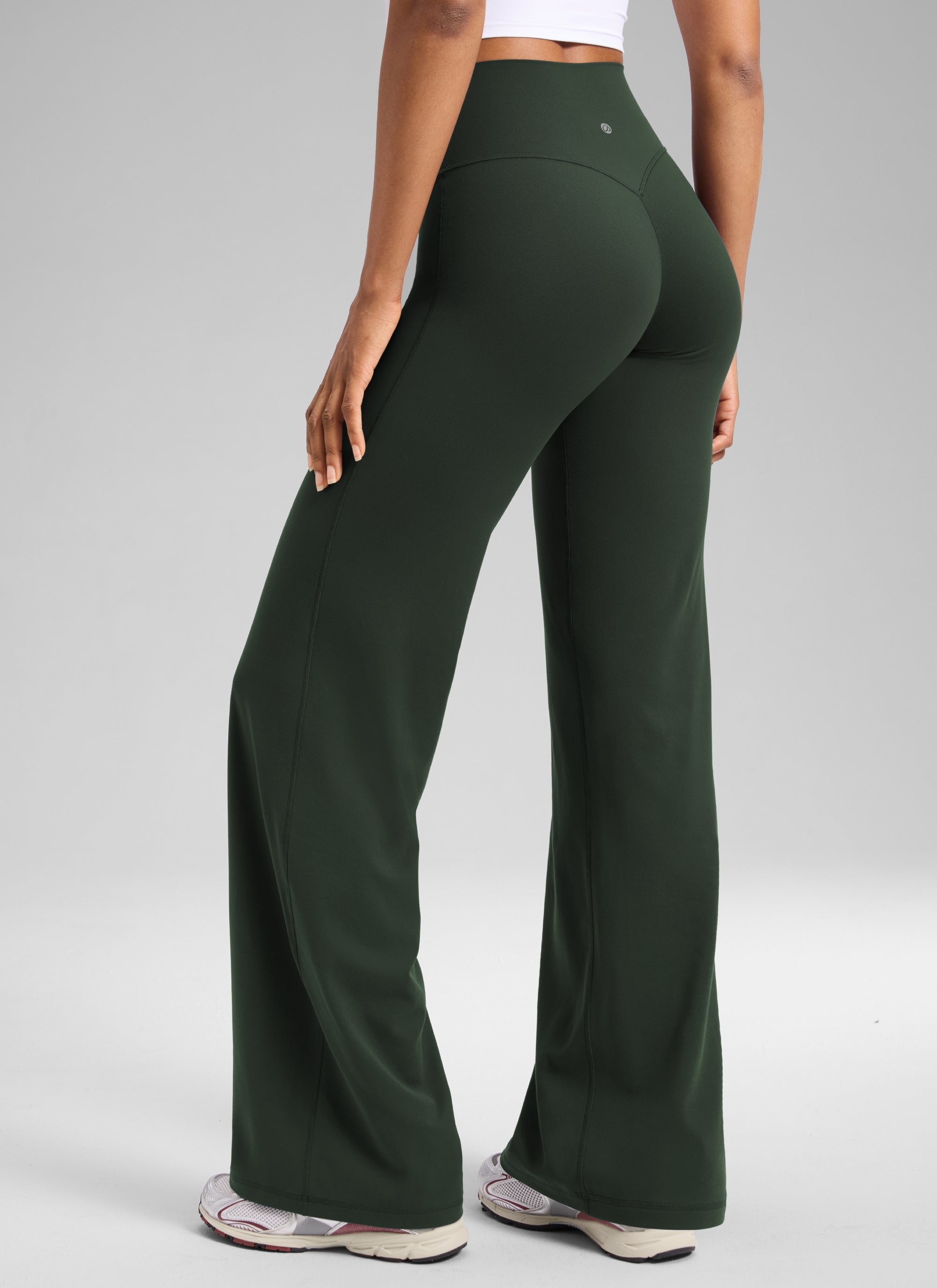 CRZ YOGA Mujer Softretch Pant Recta Sin Costura Tiro Alto 28