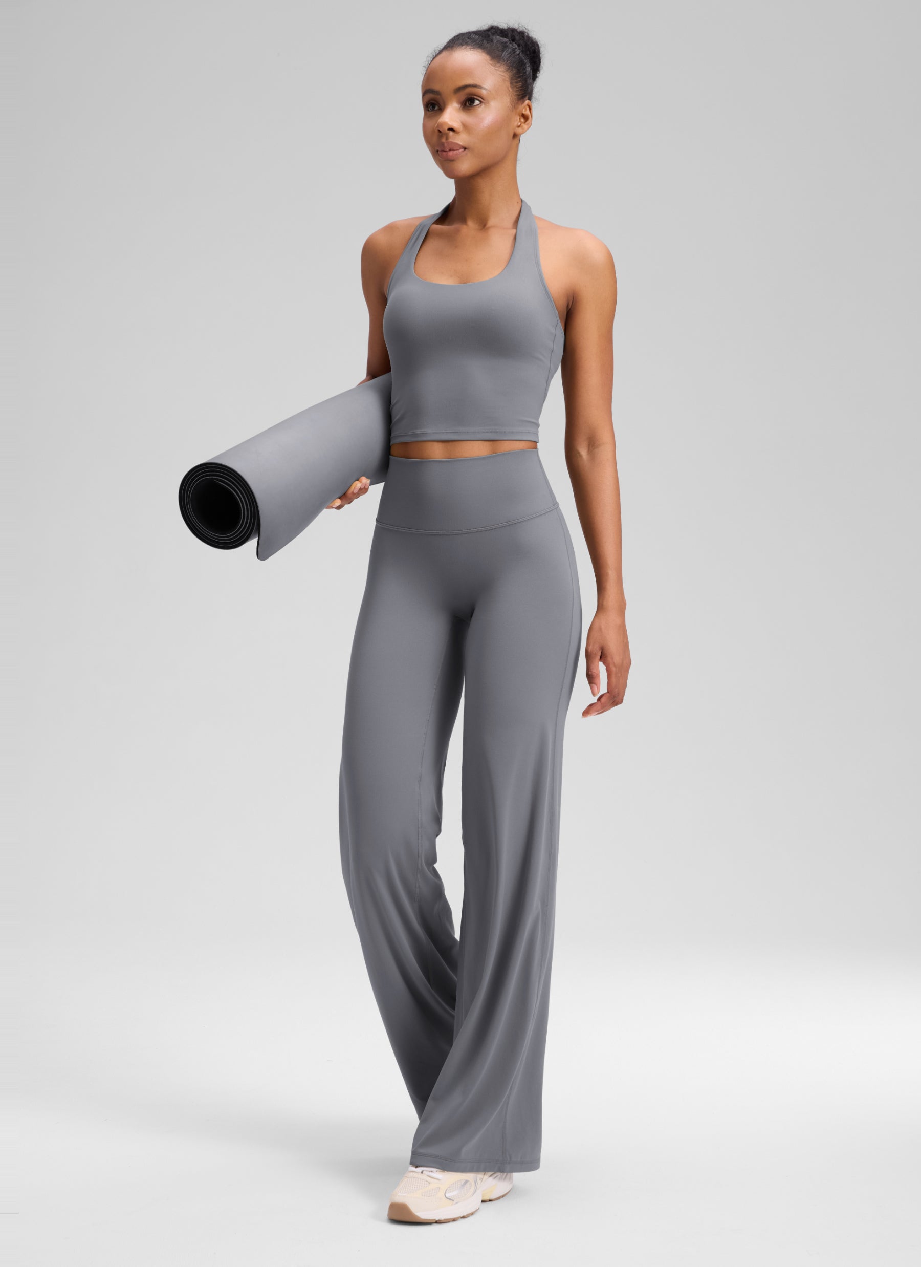 CRZ YOGA Mujer Softretch Pant Recta Sin Costura Tiro Alto 28