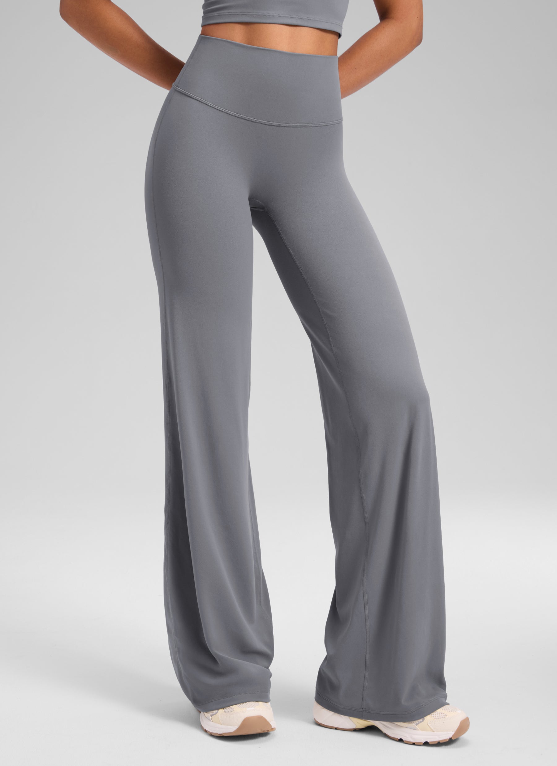 CRZ YOGA Mujer Softretch Pant Recta Sin Costura Tiro Alto 28