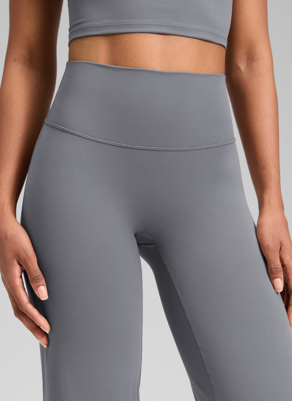 CRZ YOGA Mujer Softretch Pant Recta Sin Costura Tiro Alto 28