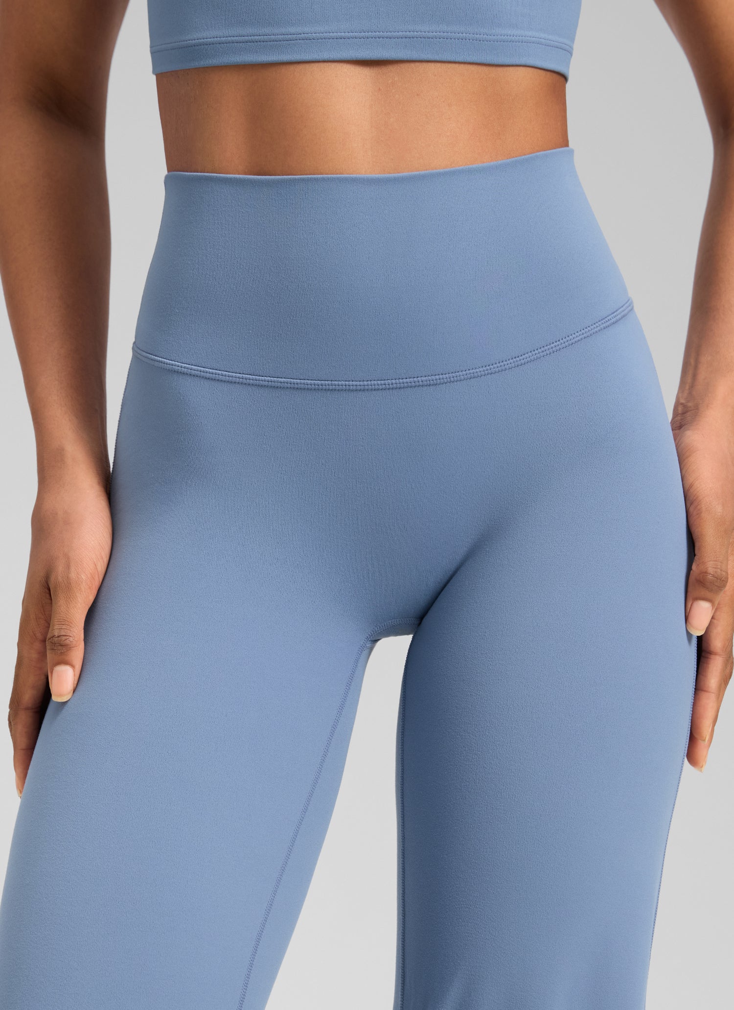 CRZ YOGA Mujer Softretch Pant Recta Sin Costura Tiro Alto 28