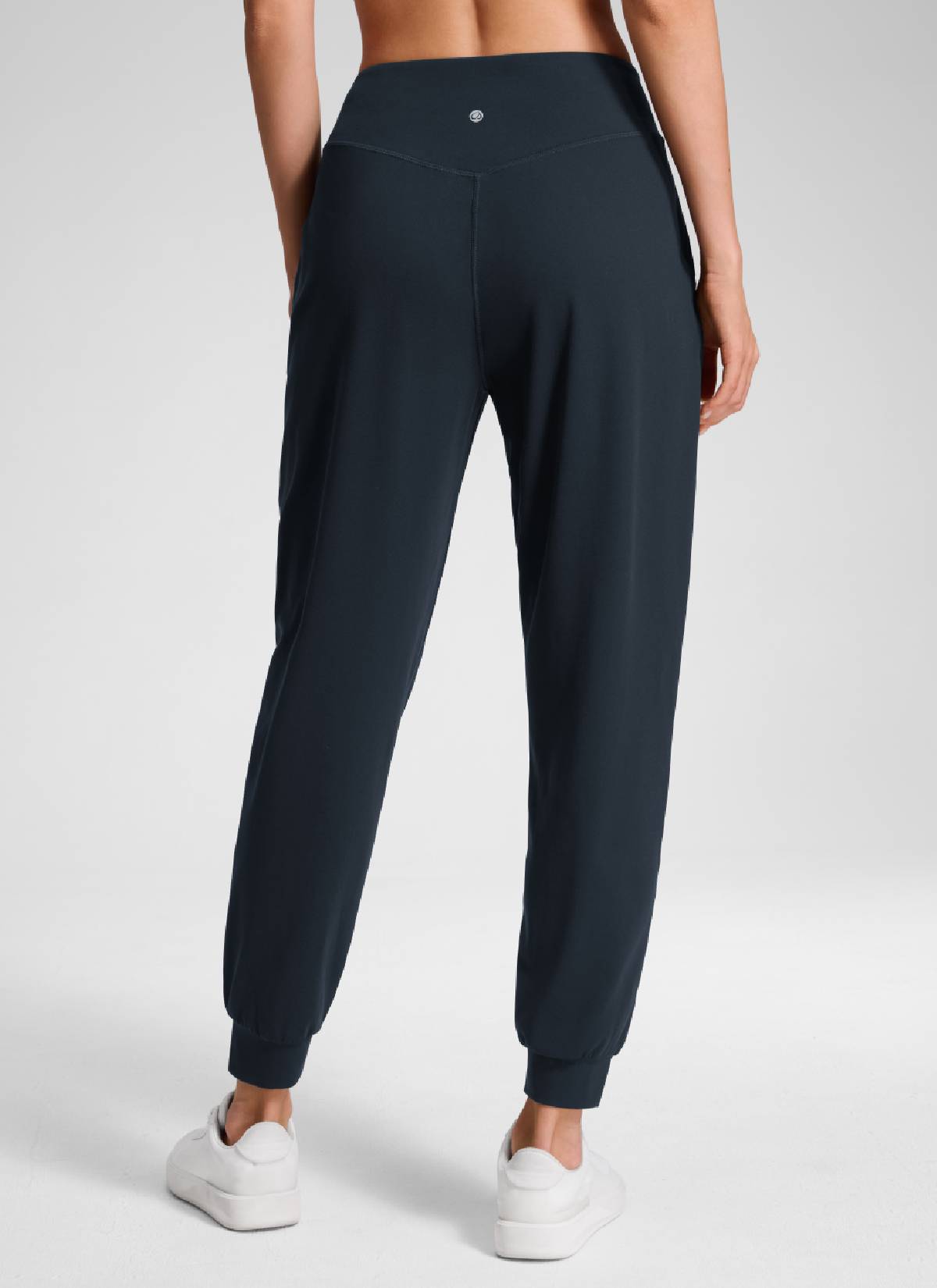 CRZ YOGA Chicas Jogger de Cintura Alta Butterluxe con Bolsillos True Navy