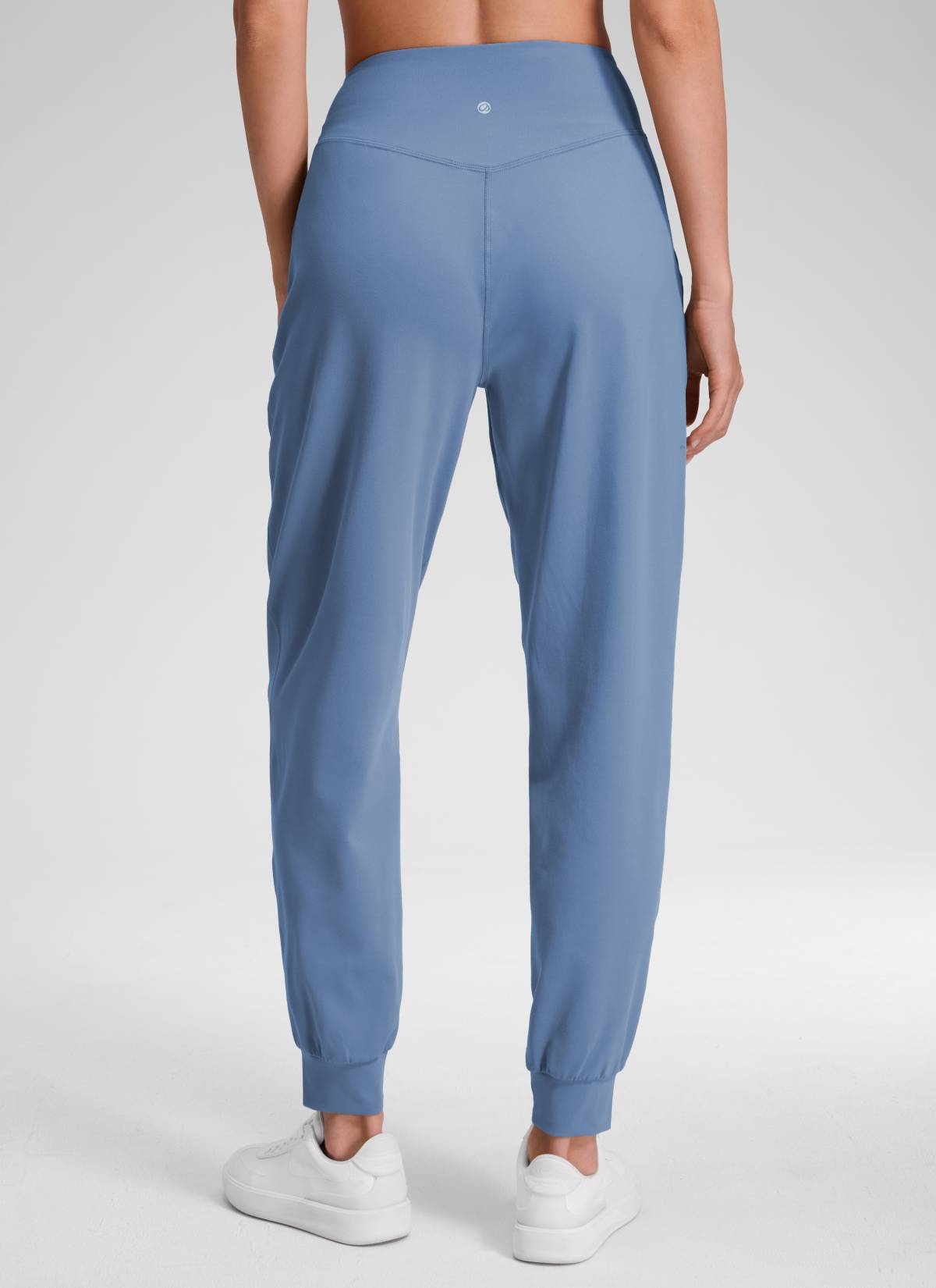 CRZ YOGA Chicas Jogger de Cintura Alta Butterluxe con Bolsillos Denim lavado