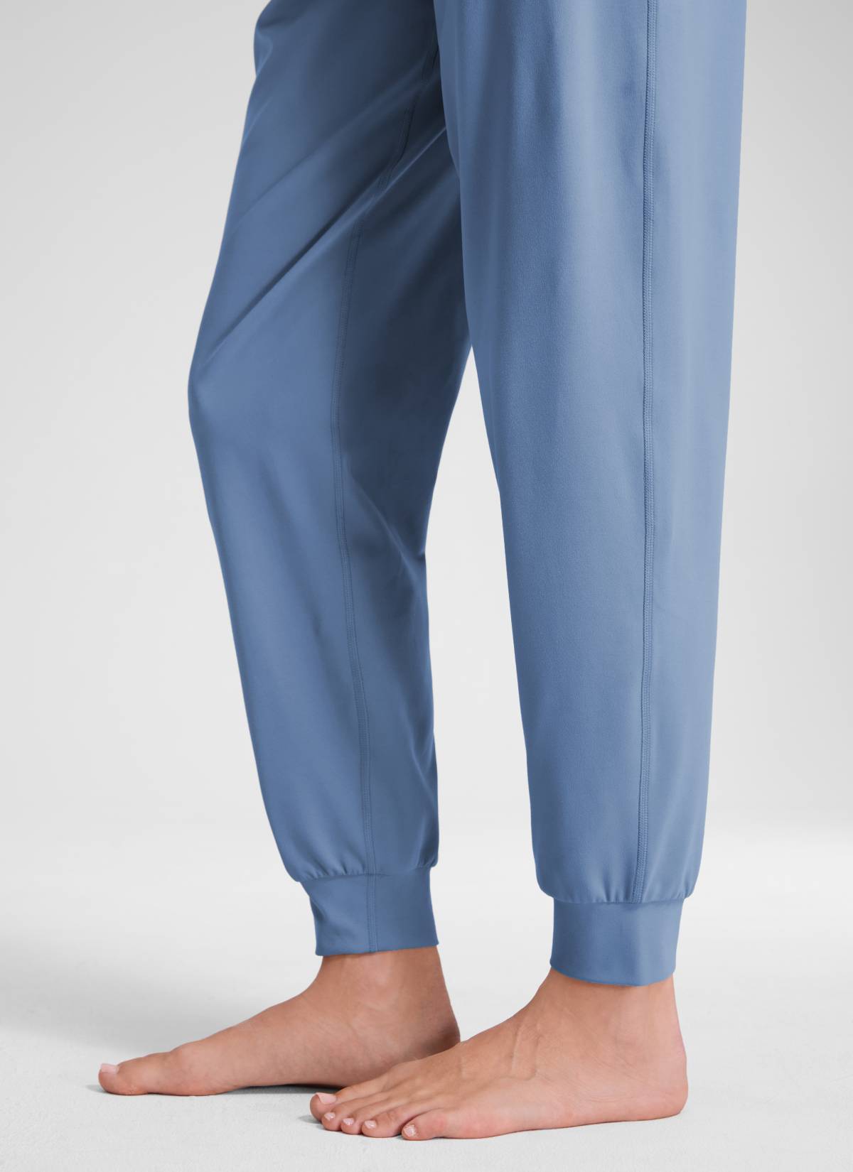 CRZ YOGA Chicas Jogger de Cintura Alta Butterluxe con Bolsillos Denim lavado