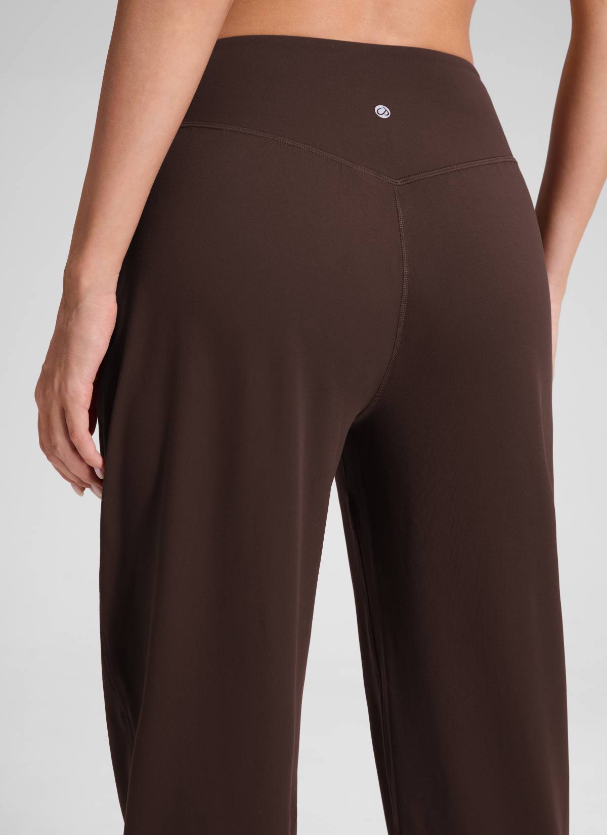 CRZ YOGA Chicas Jogger de Cintura Alta Butterluxe con Bolsillos Marrón Fudge Caliente